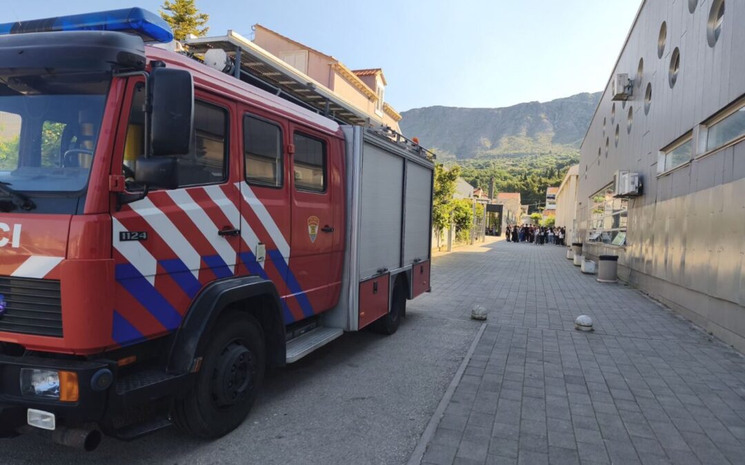 Vježba evakuacije u našoj školi