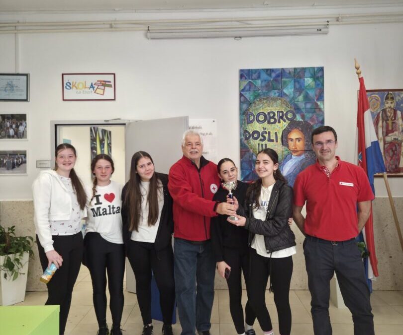 Uspjeh učenika OŠ Župa dubrovačka na Gradskom natjecanju mladih Hrvatskog Crvenog križa