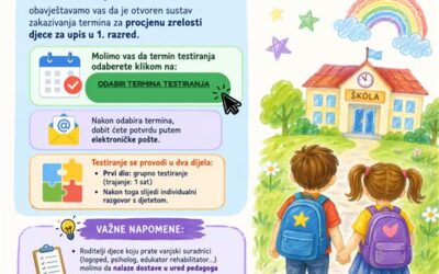 Testiranje za upis u prvi razred 2026./2027.