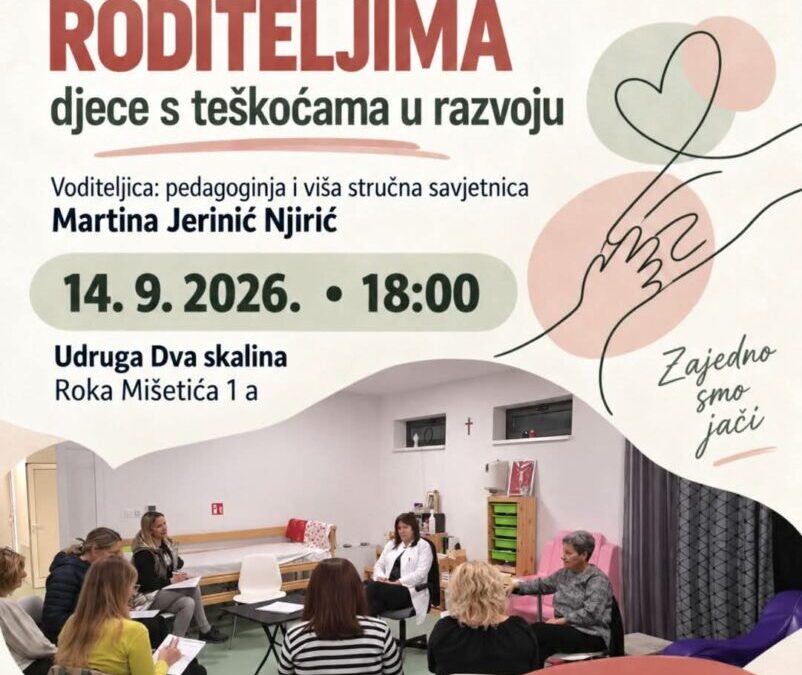 Udruga “Dva skalina”: Radionica podrške roditeljima
